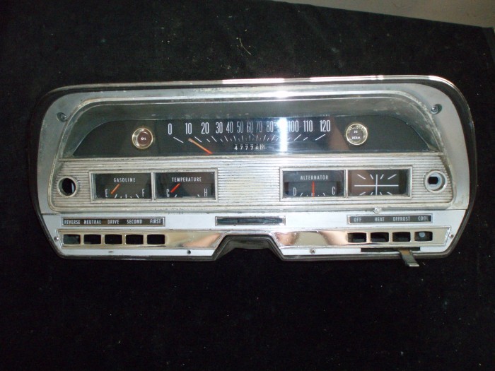 1963 Dodge 440 instrument housing