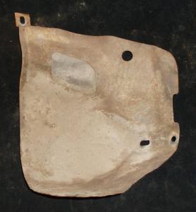 1963 Ford Galaxie protective plate below alternator