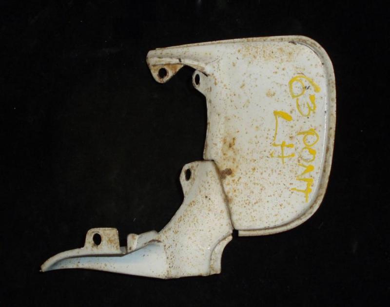 1963 Pontiac Catalina plate under headlight left