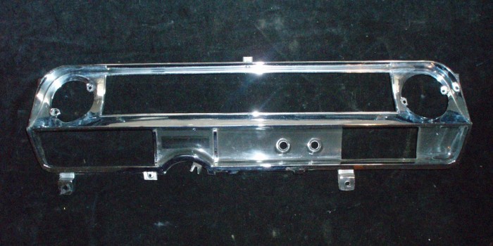 1964 Cadillac chrome frame instrumentation