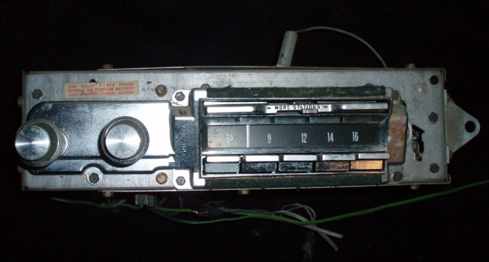 1964 Cadillac radio (ej testad)