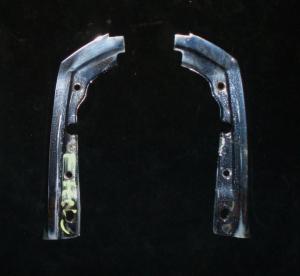 1964 Cadillac Fleetwood krom mellan baklyktor (par)