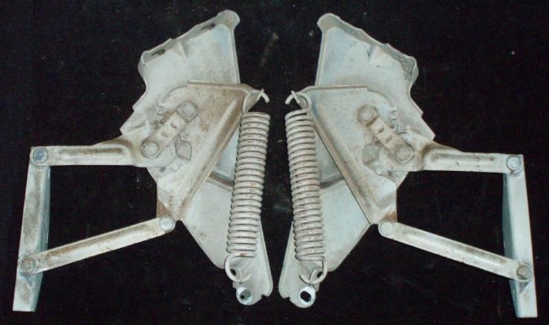 1965 Chrysler Imperial hood hinge pair