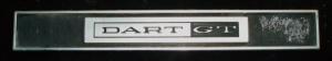 1965 Dodge Dart GT dörr emblem vänster
