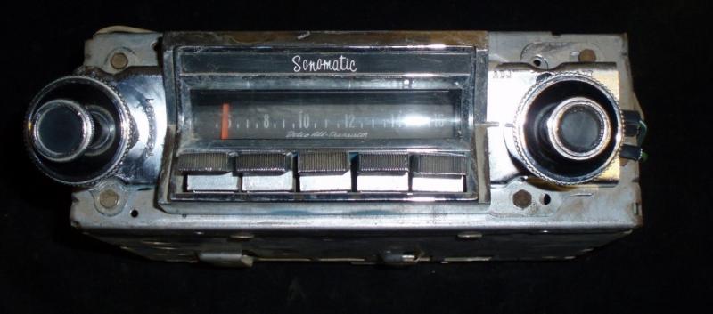 1965 Buick Lesabre radio (ej testad)