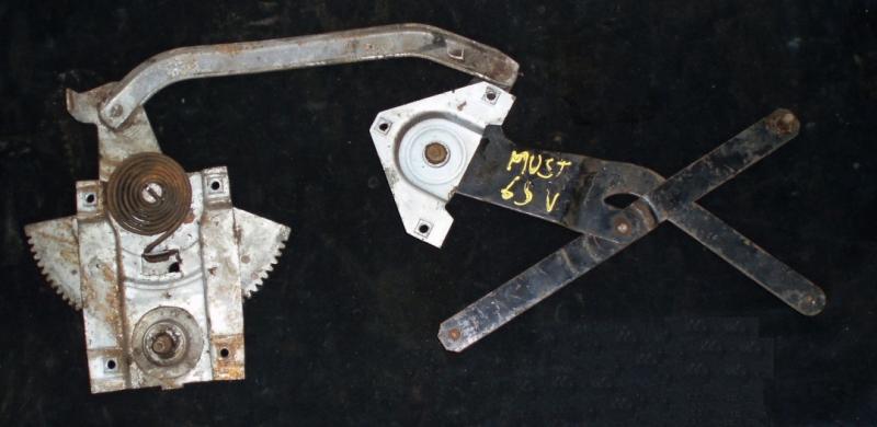 1965 Mustang 2dr ht window crank mechanism left