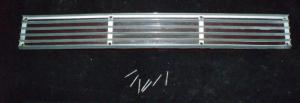 1966 Lincoln tail light glass & chrome left (crack in upper left edge)