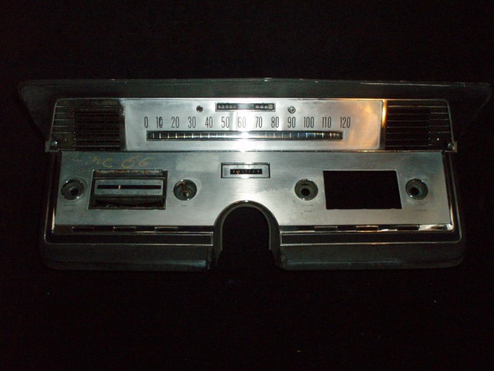 1966 Lincoln instrument housing