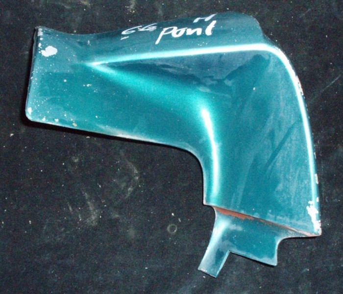 1966 Pontiac shield extender rear right