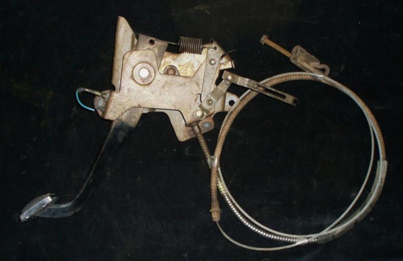 1966 Chrysler 300 handbrake mechanism with wire