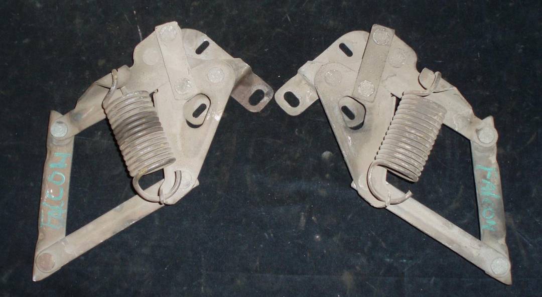 Xp Falcon Hinge Spring 1966 Falcon hood hinge pair