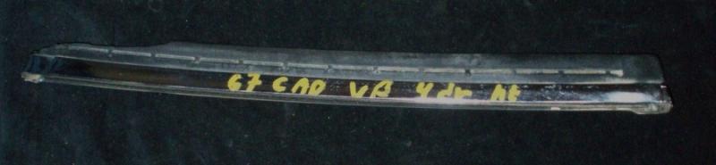1967 Cadillac 4dr ht window strip rear left