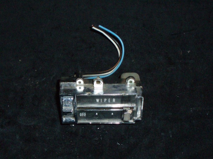 1967 Cadillac wiper switch