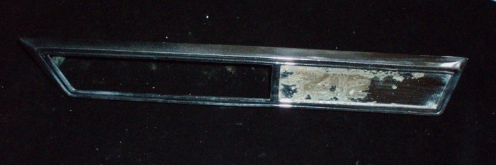 1967 Ford Galaxie emblem fram vänster sidomarkering
