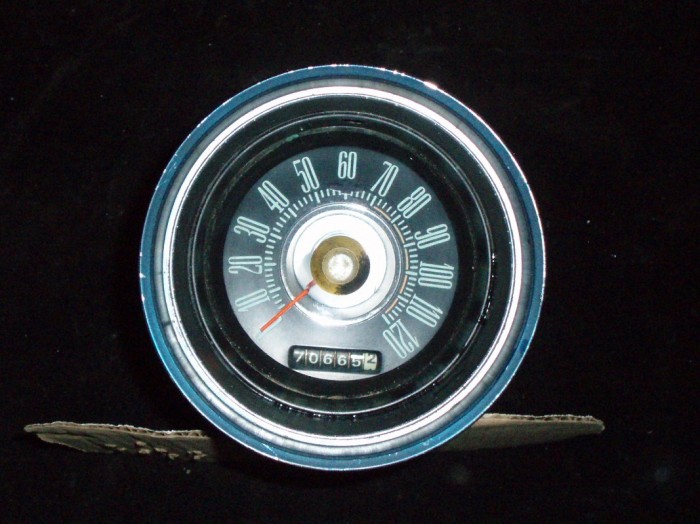 1967 Thunderbird hastighetsmätare