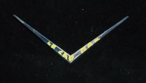 1968 Cadillac chrome trunk emblem