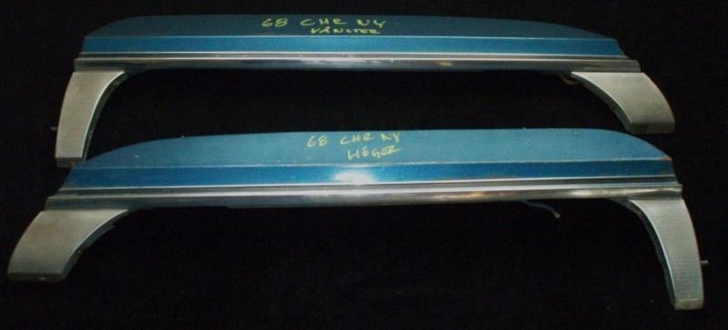 1968 Chrysler New Yorker fenderskirt par