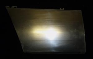 1968 Chrysler New Yorker chrome front fender left