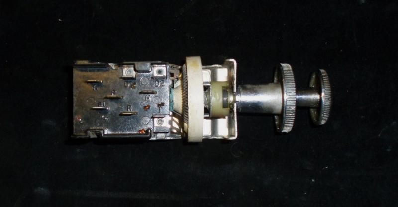 1968 Mercury Monterey headlight switch