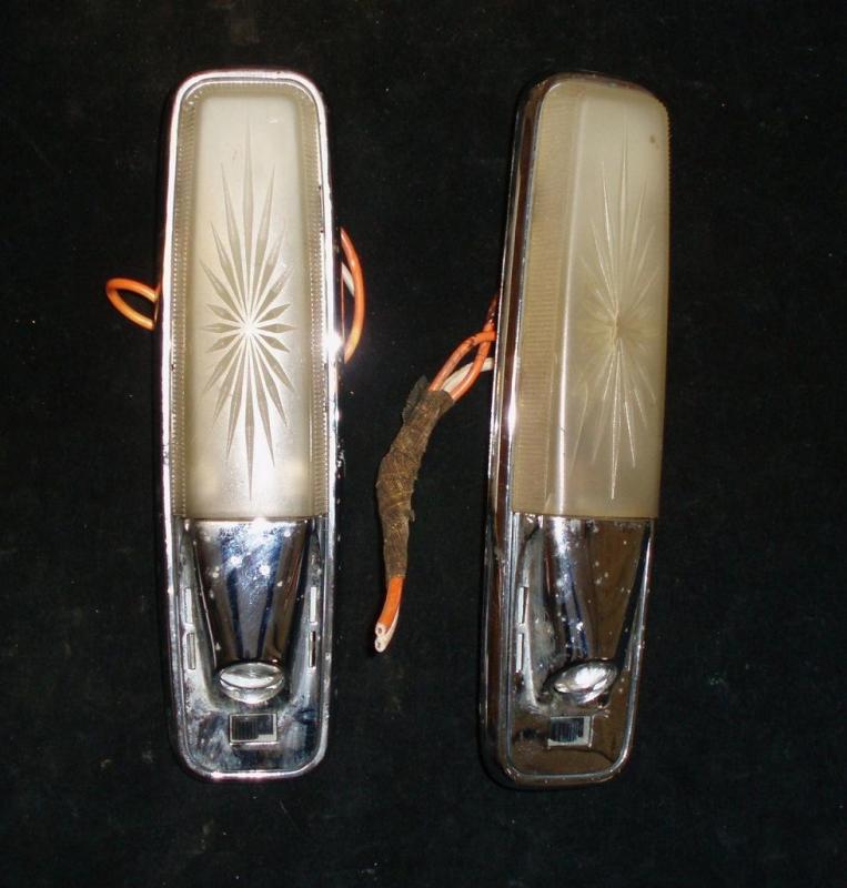 1968 Pontiac innerbelysning, lilla glaset är löst (par)