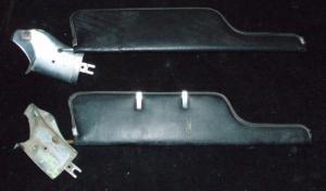 1969-1972 Ford Galaxie cab solskydd (par)