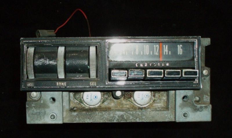 1969 Chrysler radio (ej testad)