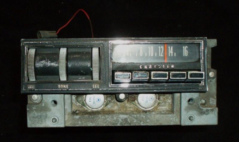 1969 Chrysler radio (ej testad)