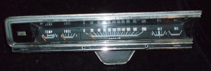 1969 Dodge Dart instrumenthus