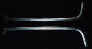 1969 Dodge Polara kromlist framruta höger och vänster