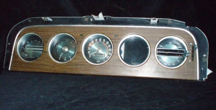 1969 Mercury Montego instrumenthus