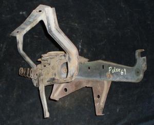 1969 Dodge Polara hood lock with mount