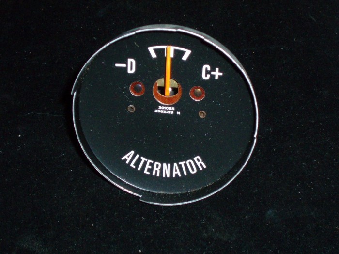 1970 Dodge Charger amperemeter