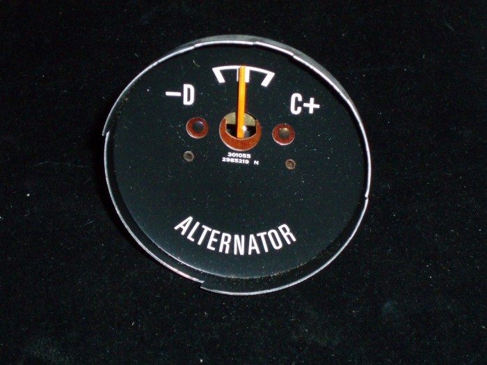 1970 Dodge Charger amp gauge