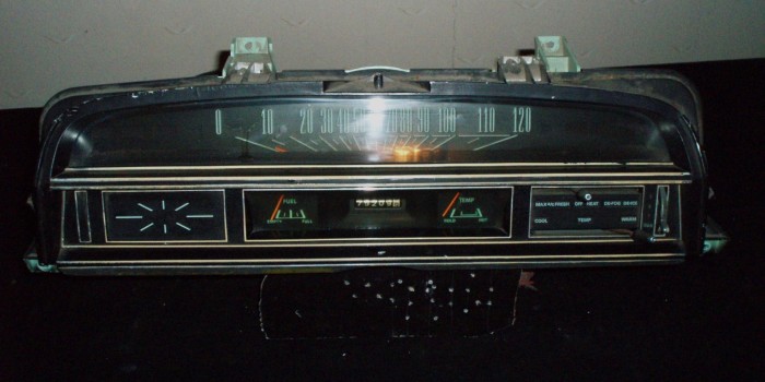 1970 Falcon instrument housing