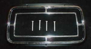 1970 Ford Galaxie chrome frame around tail light n.o.s.