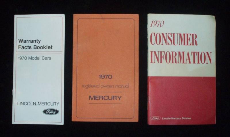 1970 Mercury literature