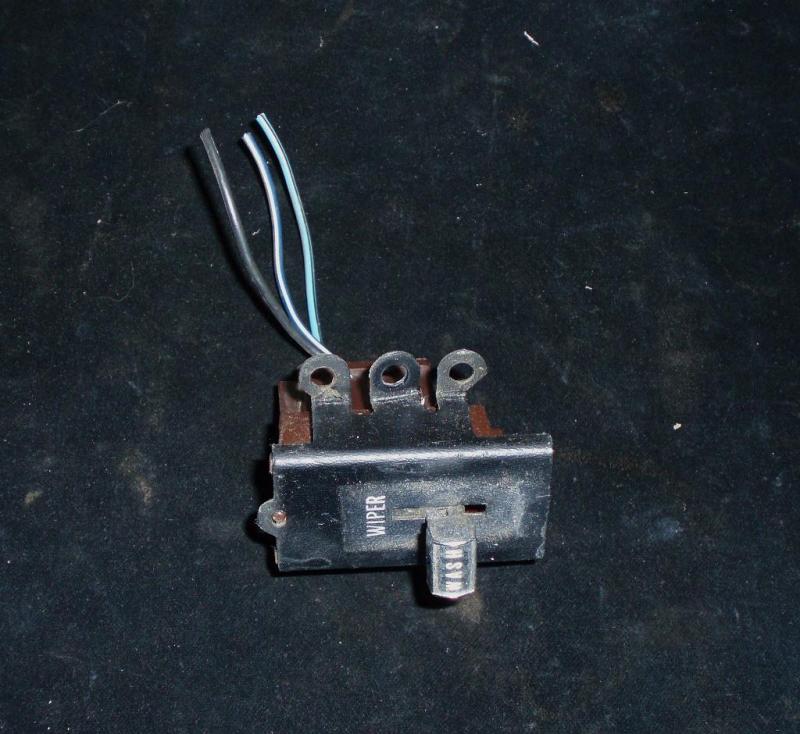 1970 Pontiac Catalina wiper switch