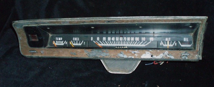 1971 Dodge Dart instrumenthus