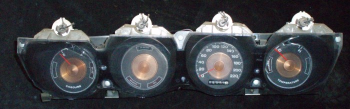1971 Mercury Cougar instrument housing