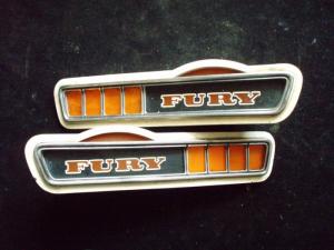 1971 Plymouth Fury sidomarkeringar höger + vänster