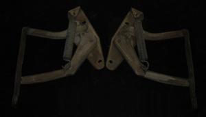 1971 Pontiac Grand Prix hood hinge pair