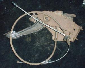 1973 Dodge Charger handbroms mekanism med wire