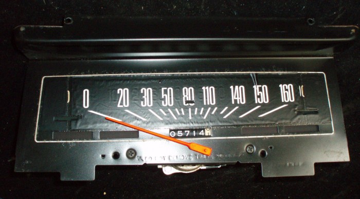 1976 Chevrolet Chevelle speedometer