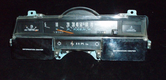 1980 Cadillac Eldorado instrumenthus