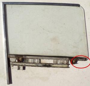 1964 Cadillac 4dr ht    side window left front