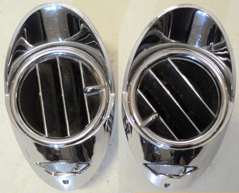 1963 Cadillac  AC air vents  left and right