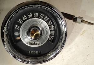 1959 Chrysler   speedometer  (pores in chrome)
