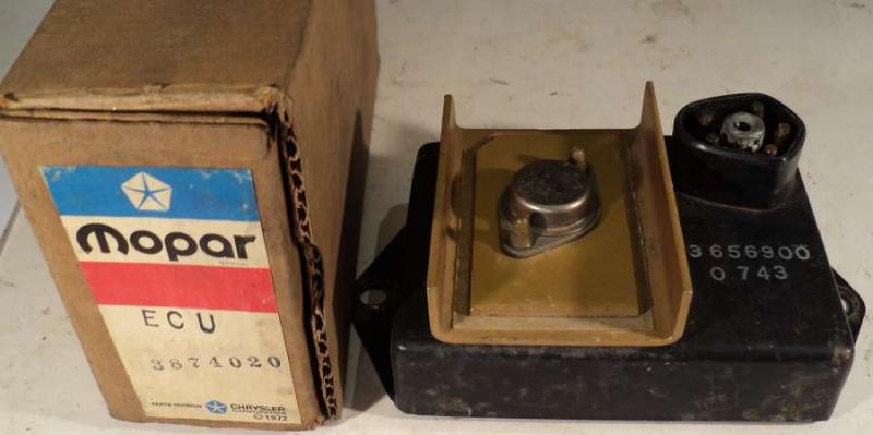 1972 Chrysler   ECU module 3874020  N.O.S.