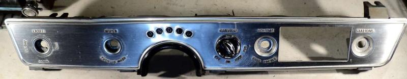 1960 Buick Electra  plåt instumentbädan med tändningslås utan nyckel