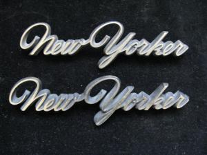 1966 Chrysler New Yorker Emblem par